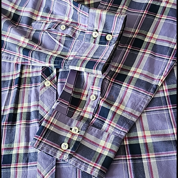 Talbots Checkered Button-down Longsleeves Shirt - Picture 5 of 11